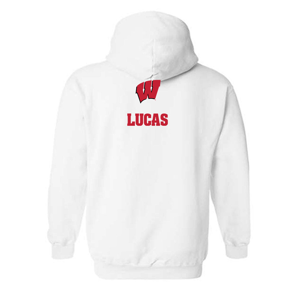 Wisconsin - NCAA Women's Track & Field : Hadley Lucas - Sports Shersey Hooded Sweatshirt-1