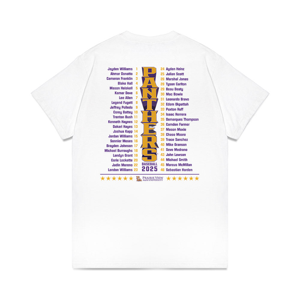 undefined - NCAA Baseball : - Roster Comfort Colors T-Shirt-1