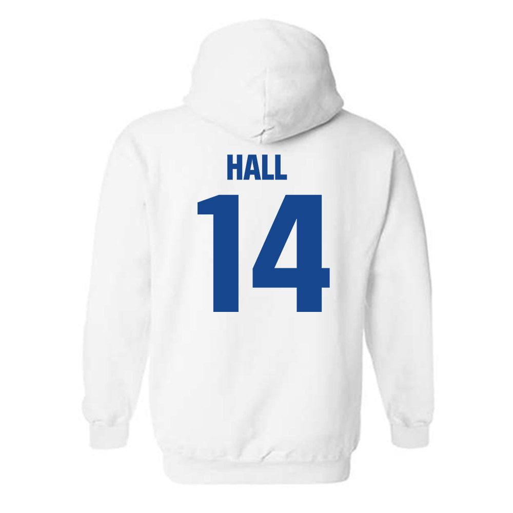 Hampton - NCAA Football : Breshun Hall - Classic Shersey Hooded Sweatshirt-1