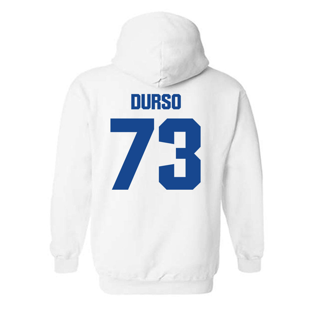 Hampton - NCAA Football : Emery DUrso - Classic Shersey Hooded Sweatshirt-1
