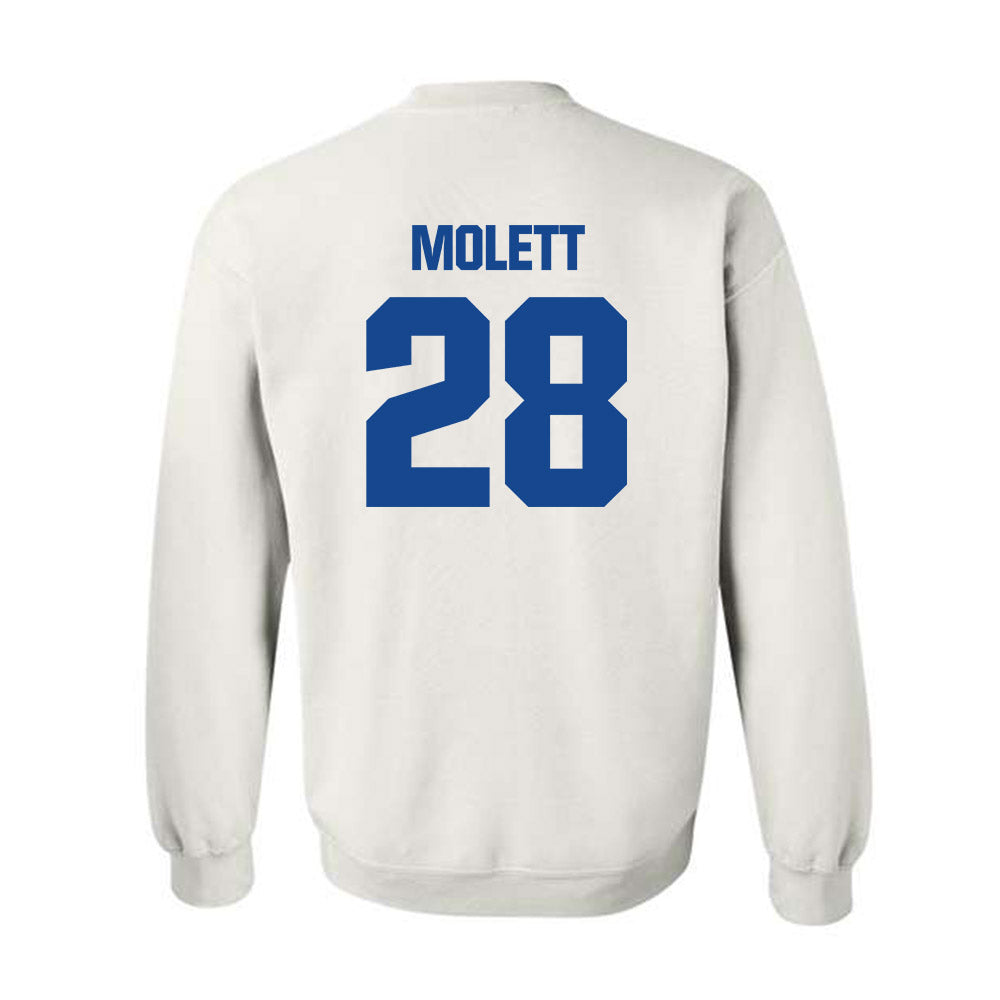 Hampton - NCAA Football : Kyle Molett - Classic Shersey Crewneck Sweatshirt-1