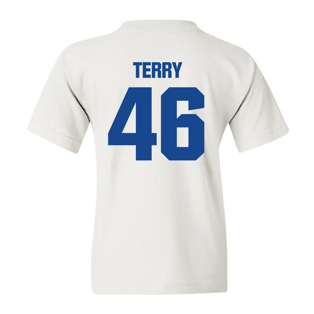 Hampton - NCAA Football : Derien Terry - Classic Shersey Youth T-Shirt-1