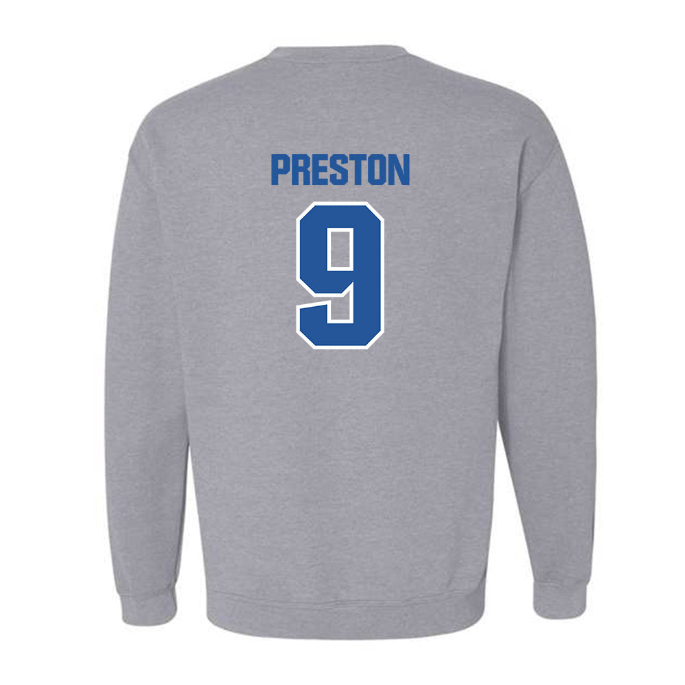 Hampton - NCAA Men's Basketball : William Preston - Classic Shersey Crewneck Sweatshirt-1
