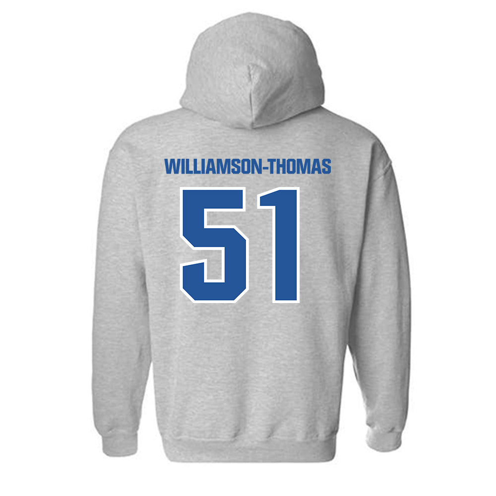 Hampton - NCAA Football : Jalen Williamson-Thomas - Classic Shersey Hooded Sweatshirt-1