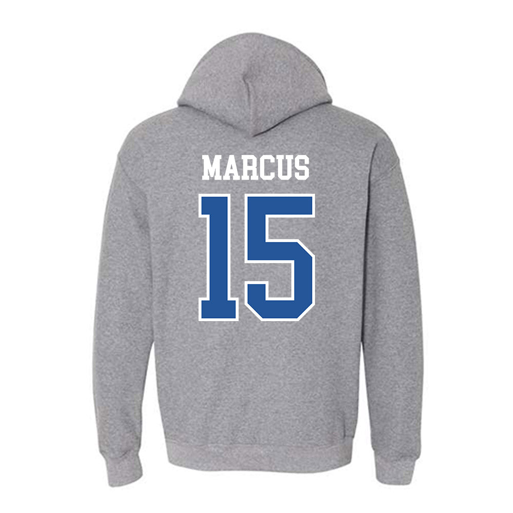 Hampton - NCAA Football : Temond Marcus - Classic Shersey Hooded Sweatshirt-1
