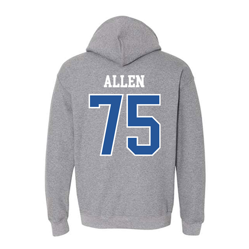 Hampton - NCAA Football : Omari Allen - Classic Shersey Hooded Sweatshirt-1