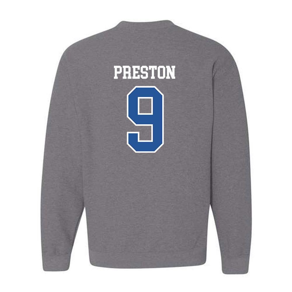 Hampton - NCAA Men's Basketball : William Preston - Classic Shersey Crewneck Sweatshirt-1
