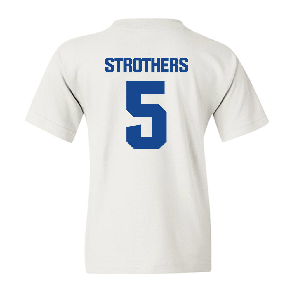 Hampton - NCAA Men's Basketball : Etienne Strothers - Classic Shersey Youth T-Shirt-1