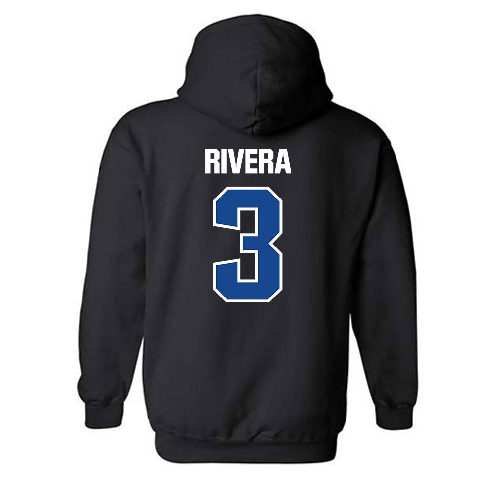 Hampton - NCAA Women's Basketball : Nilah Rivera - Classic Shersey Hooded Sweatshirt-1