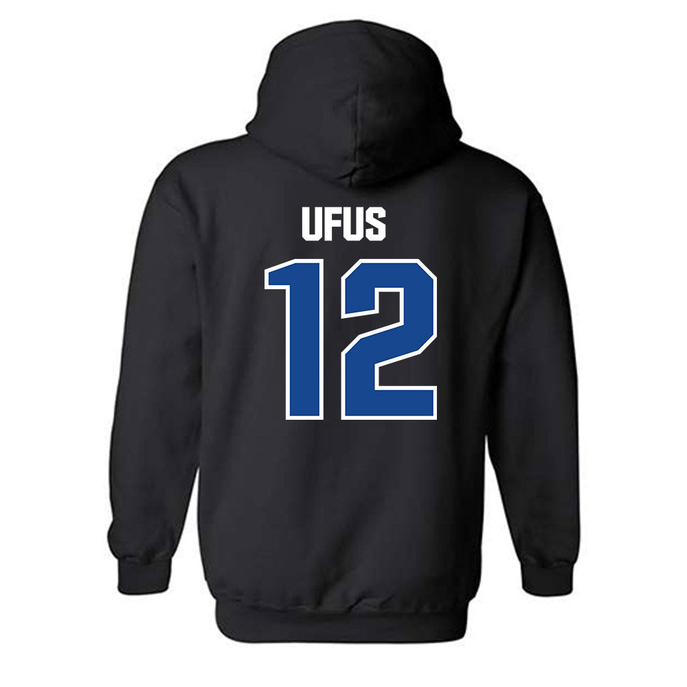 Hampton - NCAA Football : Daniel Ufus - Classic Shersey Hooded Sweatshirt-1
