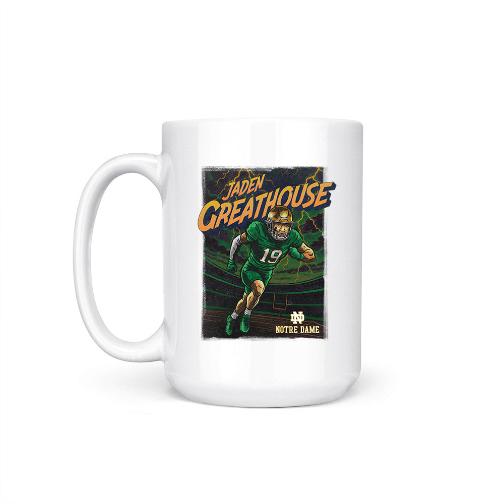 Notre Dame - NCAA Football : Jaden Greathouse - Coffee Mug-1