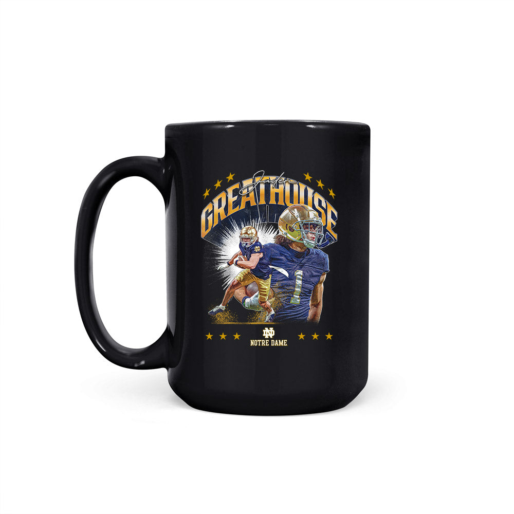 Notre Dame - NCAA Football : Jaden Greathouse - Coffee Mug-1