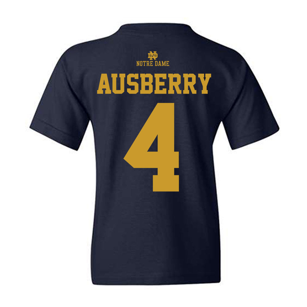 Notre Dame - NCAA Football : Jaiden Ausberry - Classic Shersey Youth T-Shirt-1