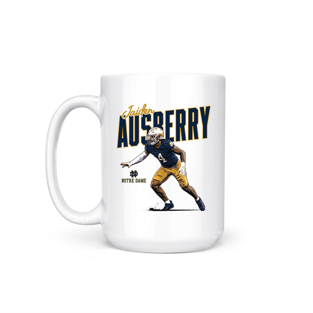 Notre Dame - NCAA Football : Jaiden Ausberry - Coffee Mug-1