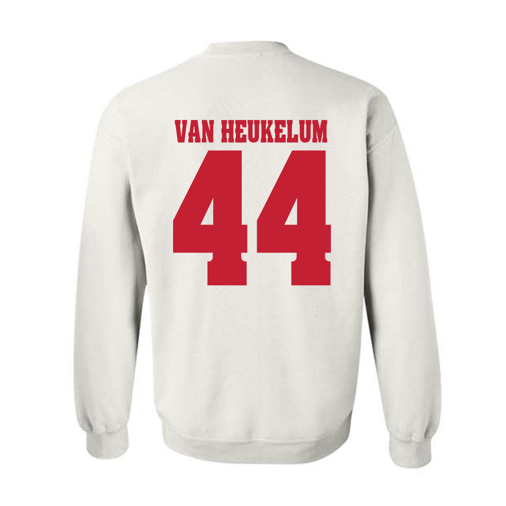 Wisconsin - NCAA Men's Soccer : Luke Van Heukelum - Classic Shersey Crewneck Sweatshirt-1
