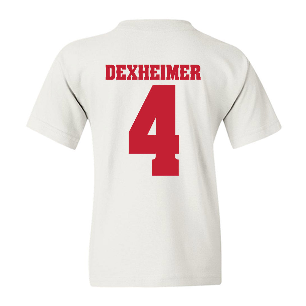 Wisconsin - NCAA Men's Ice Hockey : Ben Dexheimer - Classic Shersey Youth T-Shirt-1