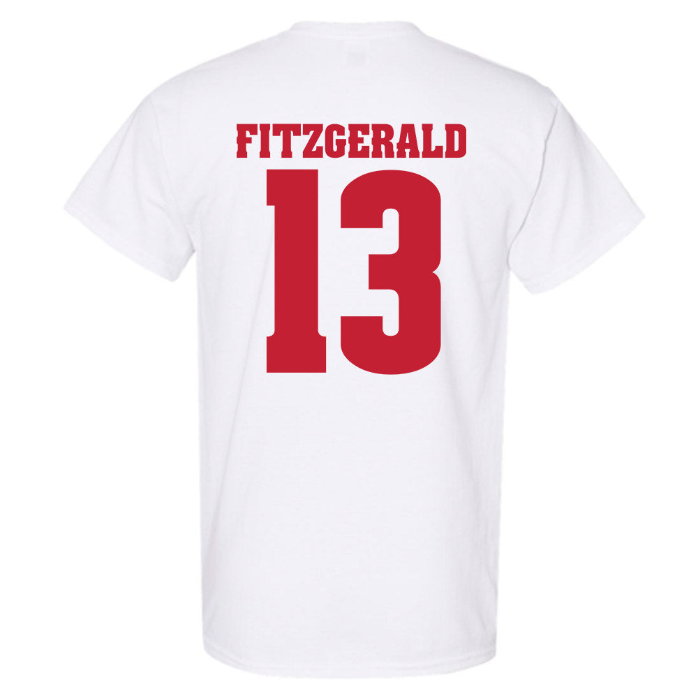 Wisconsin - NCAA Men's Ice Hockey : Christian Fitzgerald - Classic Shersey T-Shirt-1