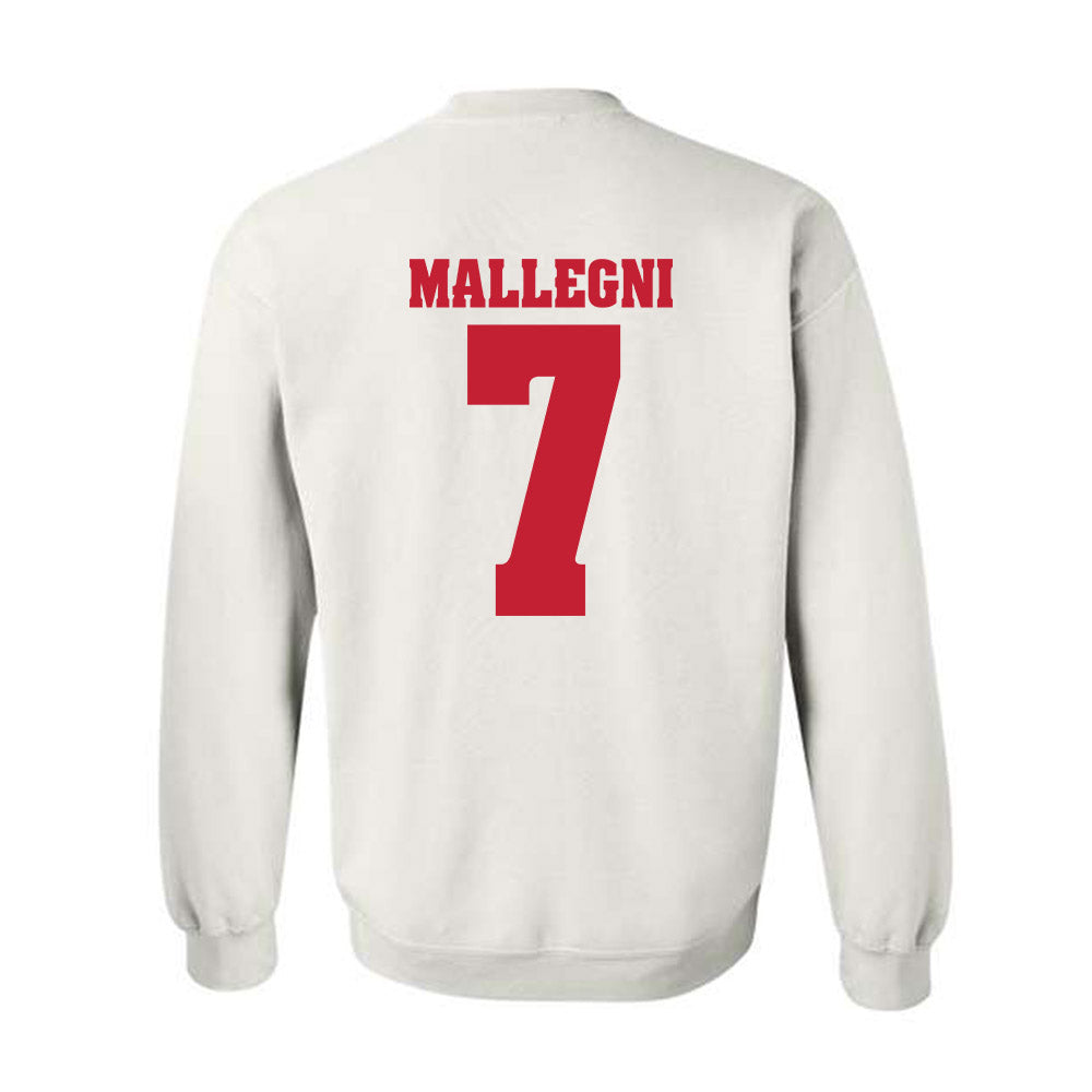 Wisconsin - NCAA Women's Basketball : Teagan Mallegni - Classic Shersey Crewneck Sweatshirt-1