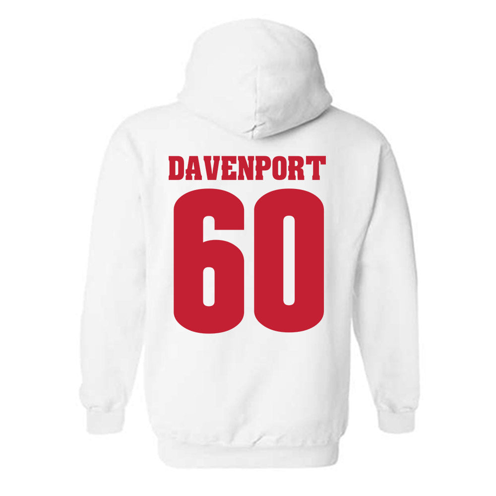 Wisconsin - NCAA Football : Nolan Davenport - Classic Shersey Hooded Sweatshirt-1