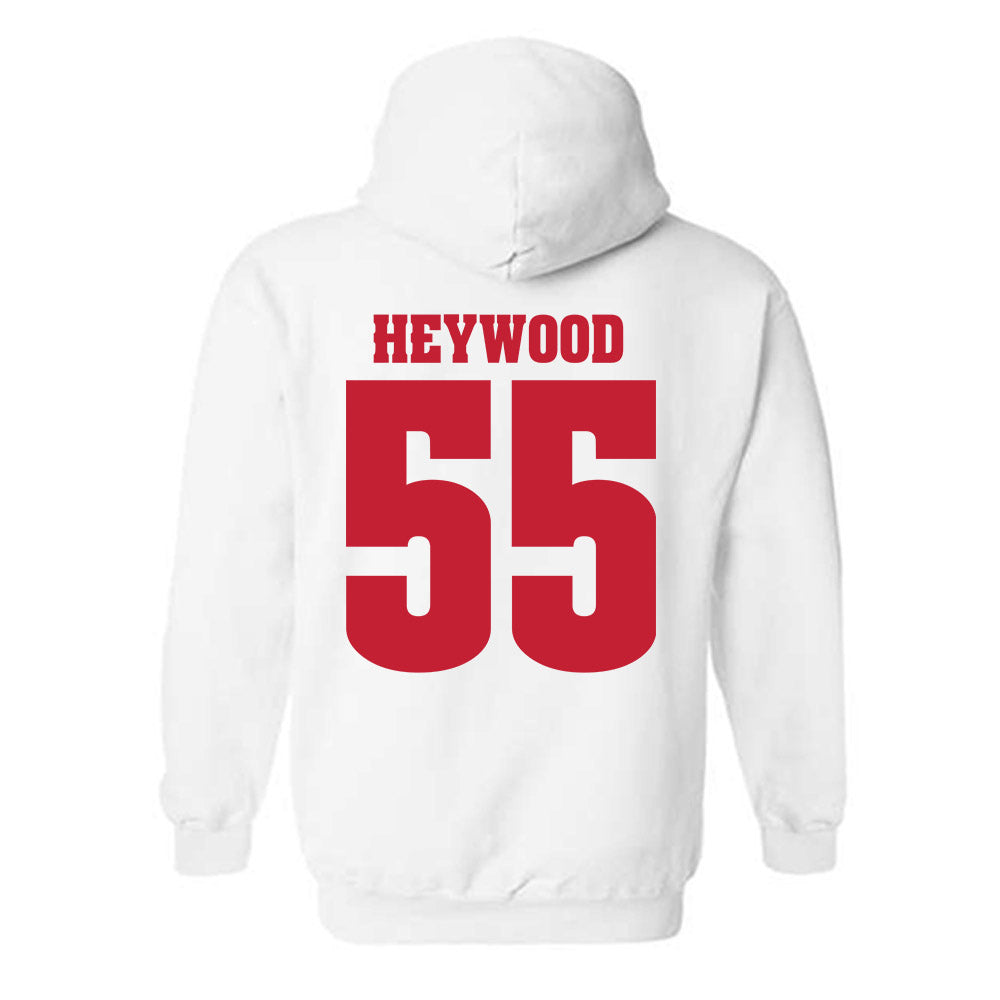 Wisconsin - NCAA Football : Kevin Heywood - Classic Shersey Hooded Sweatshirt-1