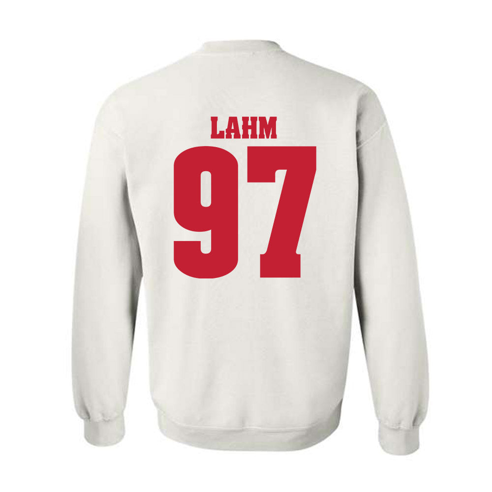 Wisconsin - NCAA Football : Gavin Lahm - Classic Shersey Crewneck Sweatshirt-1