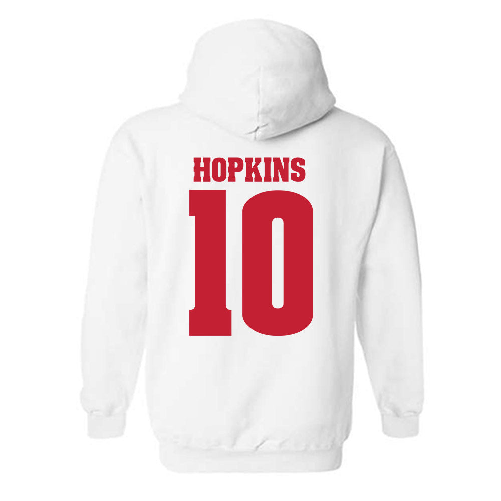 Wisconsin - NCAA Football : Ryan Hopkins - Classic Shersey Hooded Sweatshirt-1