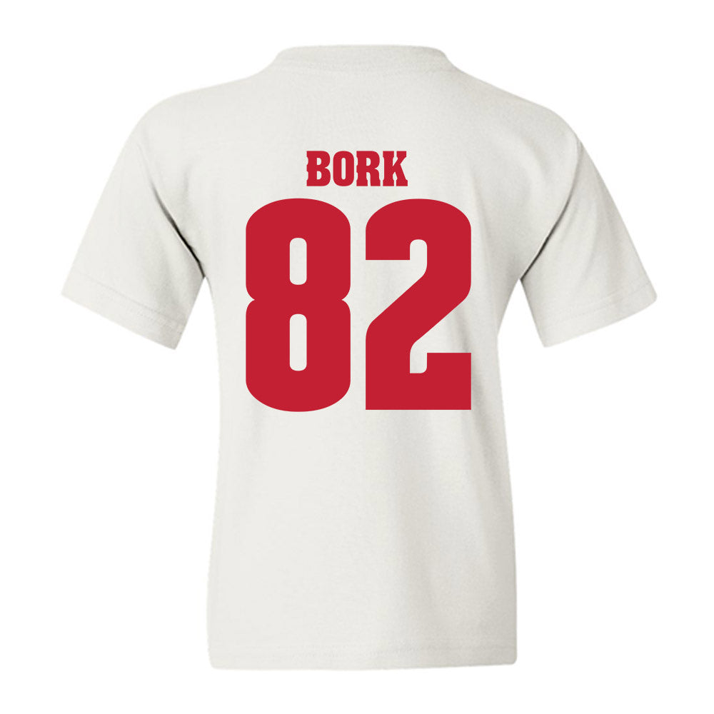 Wisconsin - NCAA Football : Emmett Bork - Classic Shersey Youth T-Shirt-1