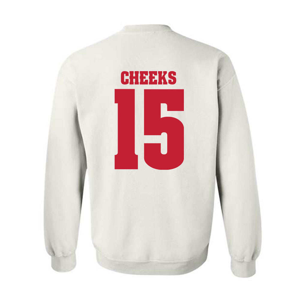 Wisconsin - NCAA Football : Sebastian Cheeks - Classic Shersey Crewneck Sweatshirt-1