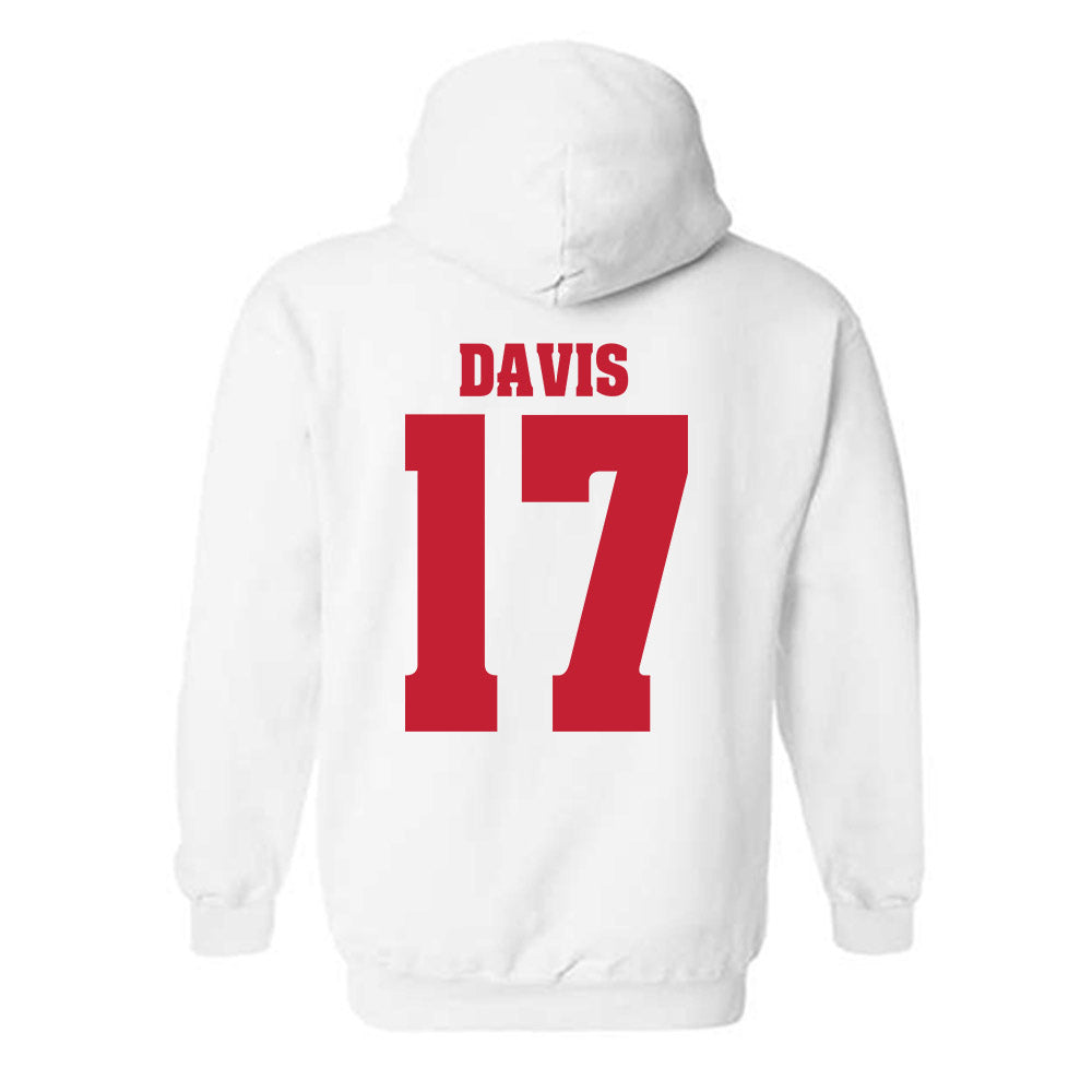 Wisconsin - NCAA Football : Nizyi Davis - Classic Shersey Hooded Sweatshirt-1