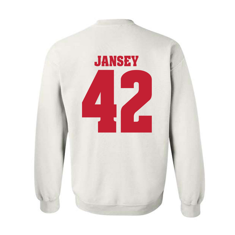 Wisconsin - NCAA Football : Tyler Jansey - Classic Shersey Crewneck Sweatshirt-1