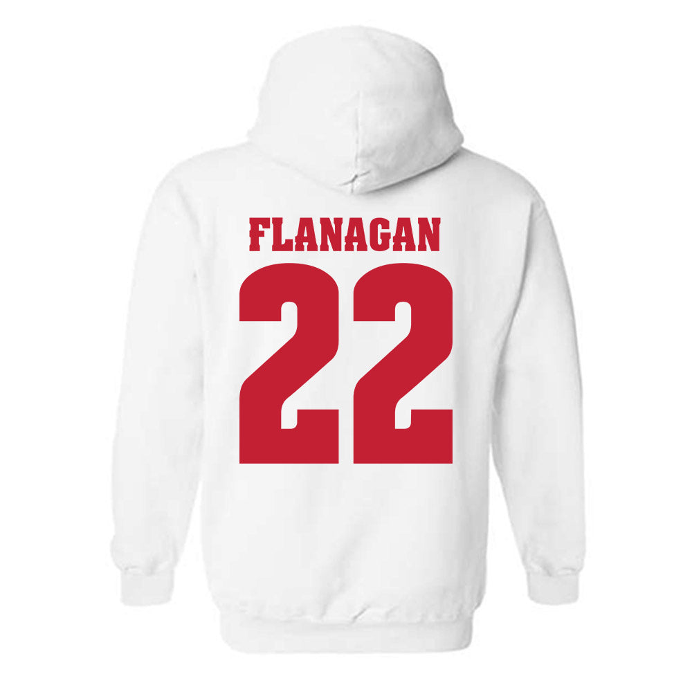 Wisconsin - NCAA Women's Volleyball : Audrey Flanagan - Classic Shersey Hooded Sweatshirt-1