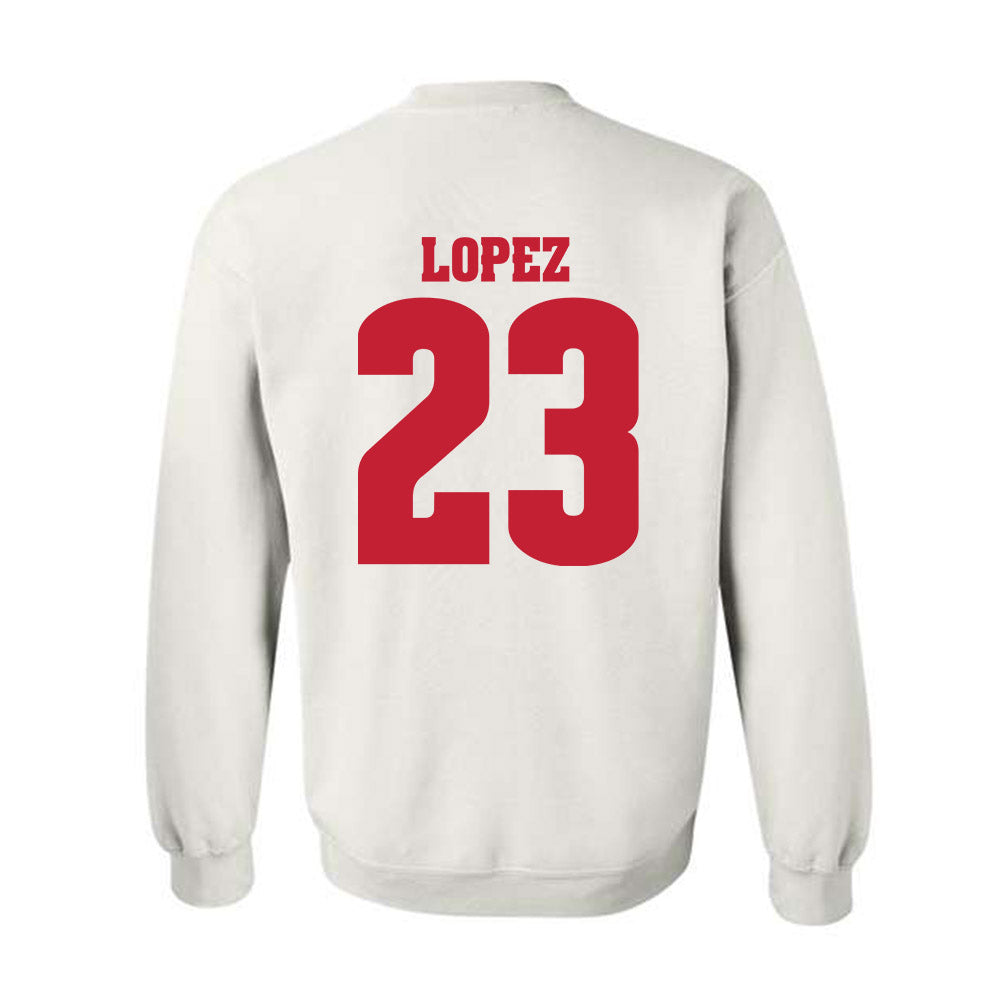 Wisconsin - NCAA Women's Volleyball : Grace Lopez - Classic Shersey Crewneck Sweatshirt-1