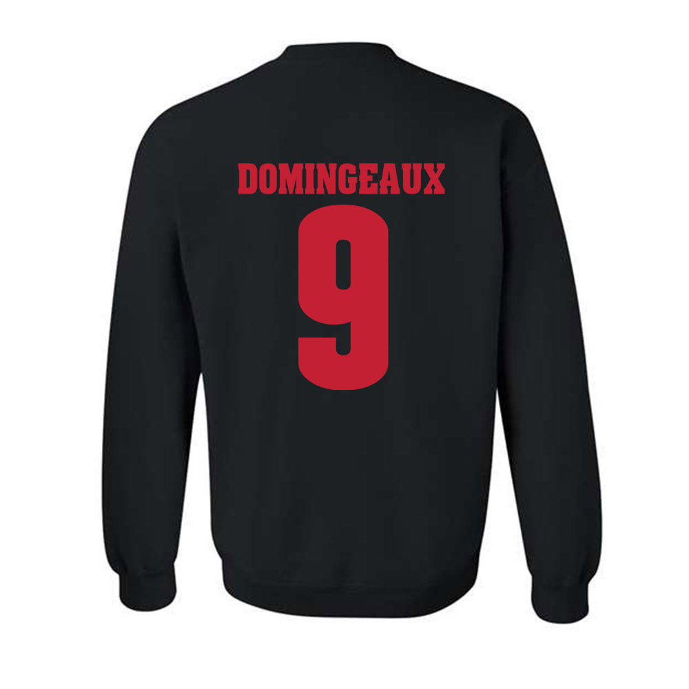 Wisconsin - NCAA Football : Jaylon Domingeaux - Classic Shersey Crewneck Sweatshirt-1