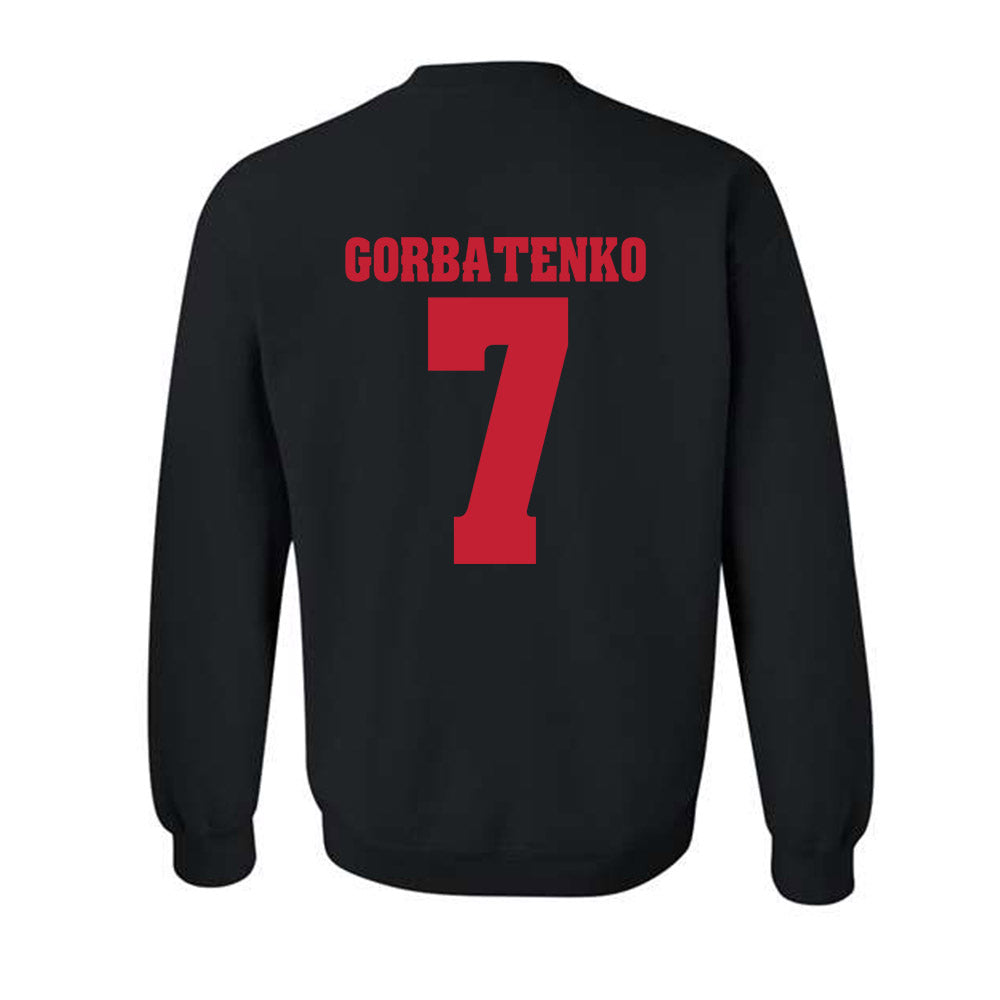 Wisconsin - NCAA Women's Ice Hockey : Kelly Gorbatenko - Classic Shersey Crewneck Sweatshirt-1