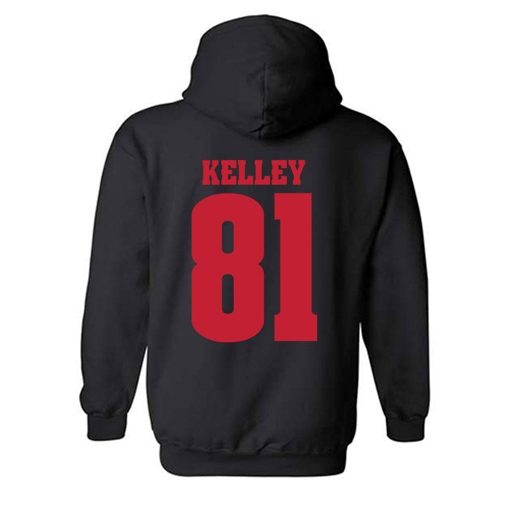 Wisconsin - NCAA Football : Mason Kelley - Classic Shersey Hooded Sweatshirt-1