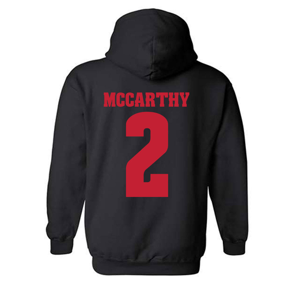 Wisconsin - NCAA Women's Ice Hockey : Finley McCarthy - Classic Shersey Hooded Sweatshirt-1
