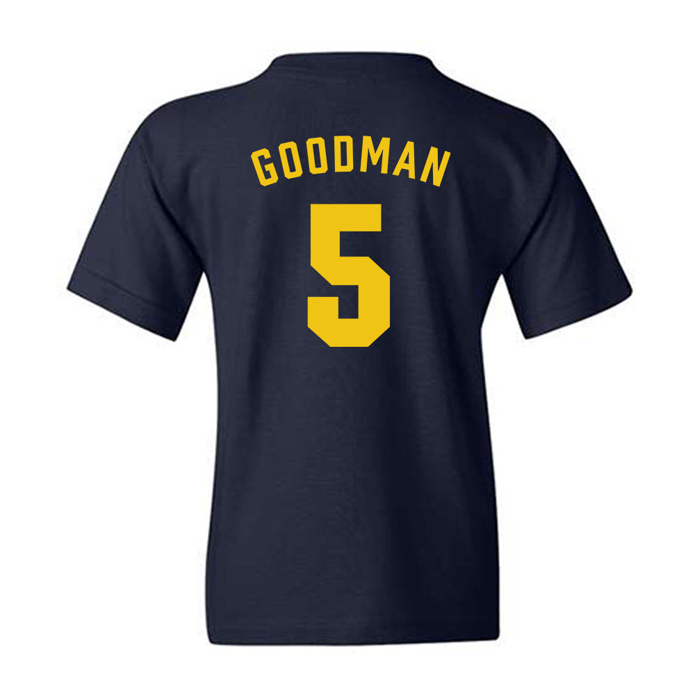 Michigan - NCAA Men's Basketball : Oscar Goodman - Classic Shersey Youth T-Shirt-1