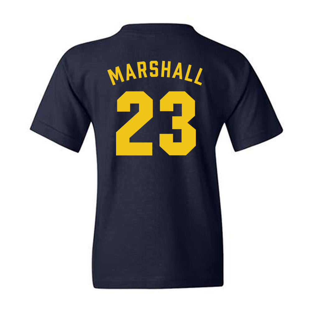 Michigan - NCAA Football : Jordan Marshall - Classic Shersey Youth T-Shirt-1