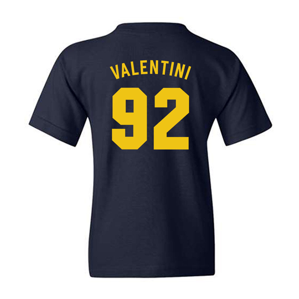 Michigan - NCAA Men's Ice Hockey : Adam Valentini - Classic Shersey Youth T-Shirt-1