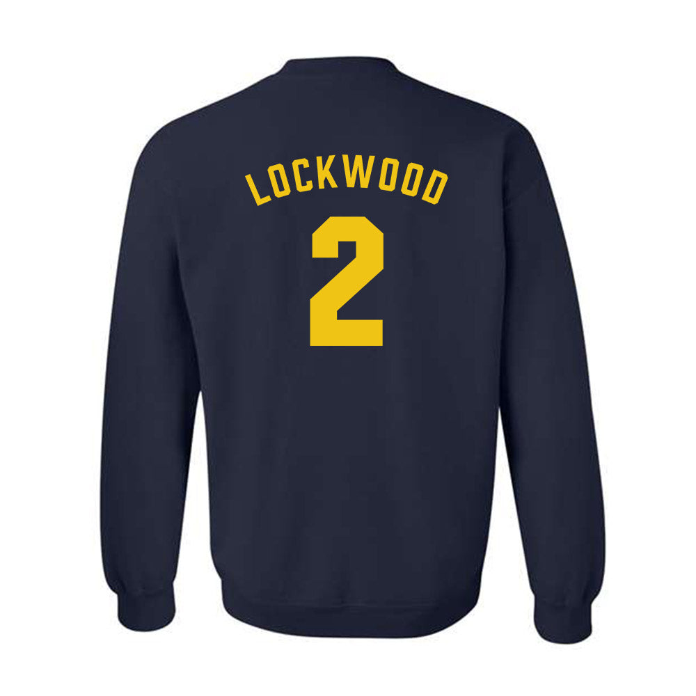 Michigan - NCAA Men's Lacrosse : Bo Lockwood - Classic Shersey Crewneck Sweatshirt-1