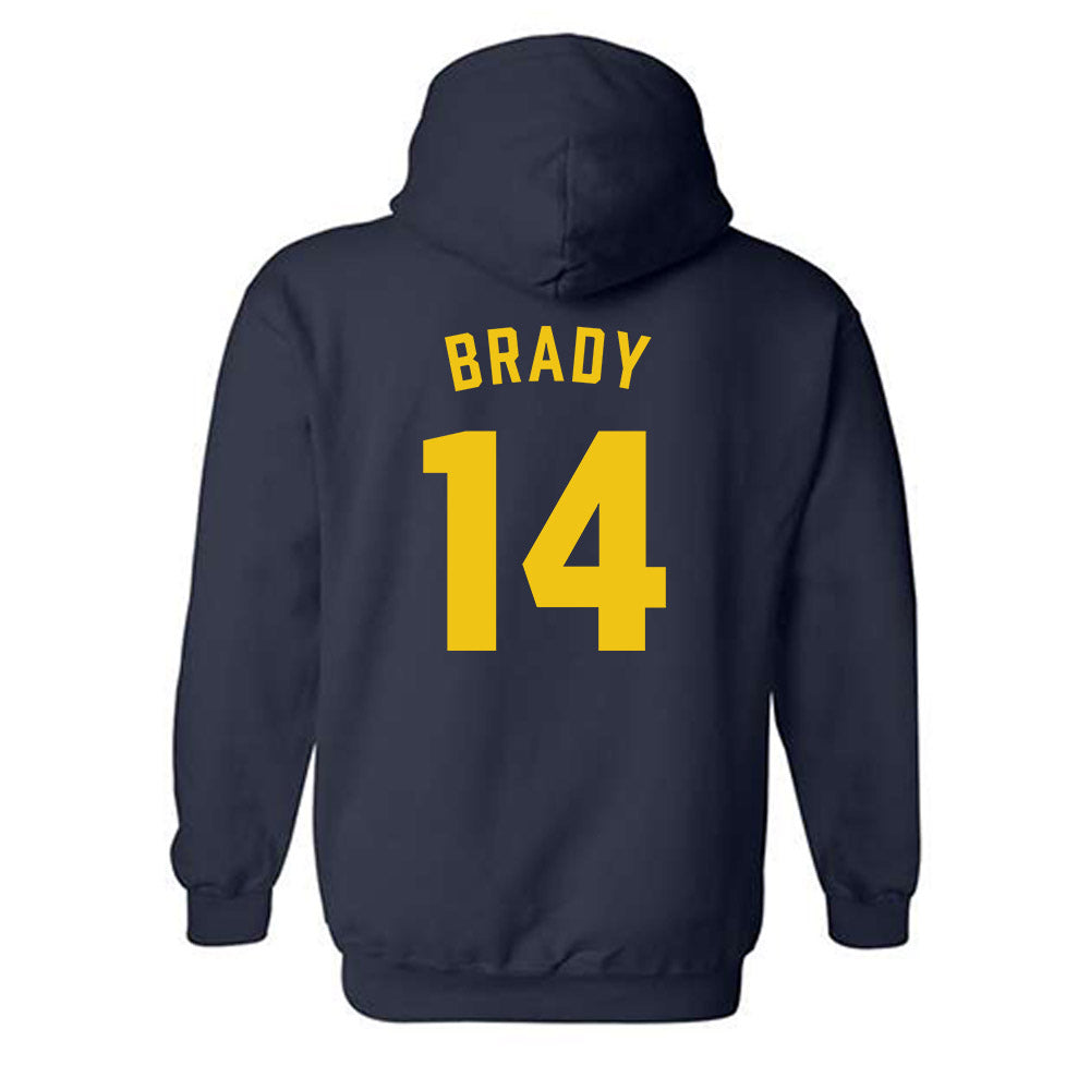 Michigan - NCAA Women's Volleyball : Hannah Brady - Classic Shersey Hooded Sweatshirt-1