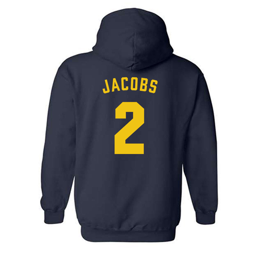 Michigan - NCAA Women's Volleyball : Allison Jacobs - Classic Shersey Hooded Sweatshirt-1