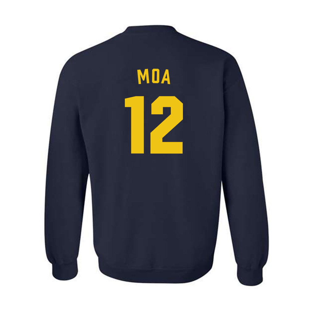 Michigan - NCAA Football : Salesi Moa - Classic Shersey Crewneck Sweatshirt-1