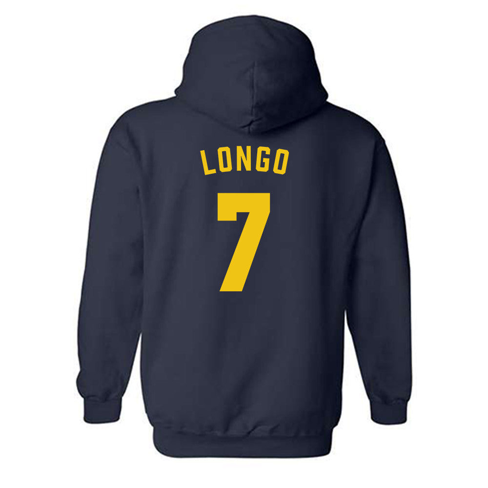 Michigan - NCAA Baseball : Joe Longo - Classic Shersey Hooded Sweatshirt-1