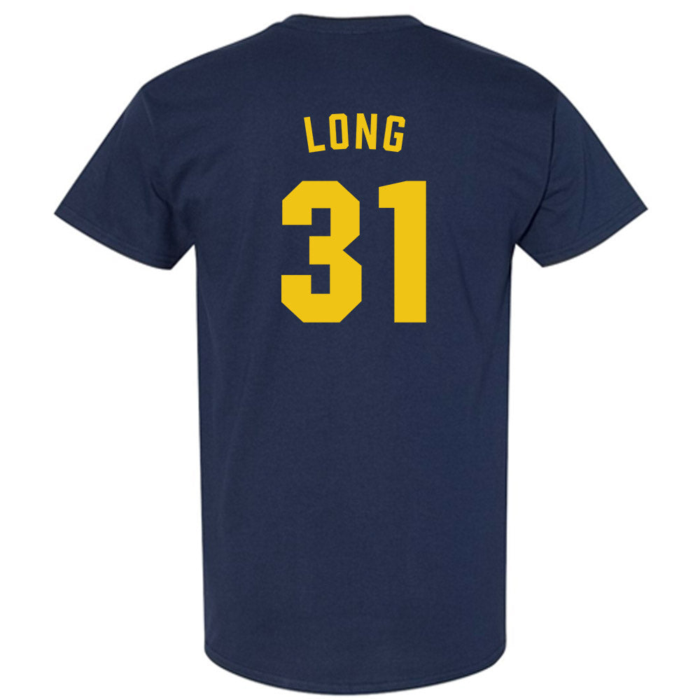 Michigan - NCAA Men's Lacrosse : Jack Long - Classic Shersey T-Shirt-1