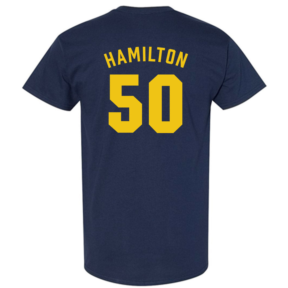 Michigan - NCAA Football : Luke Hamilton - Classic Shersey T-Shirt-1
