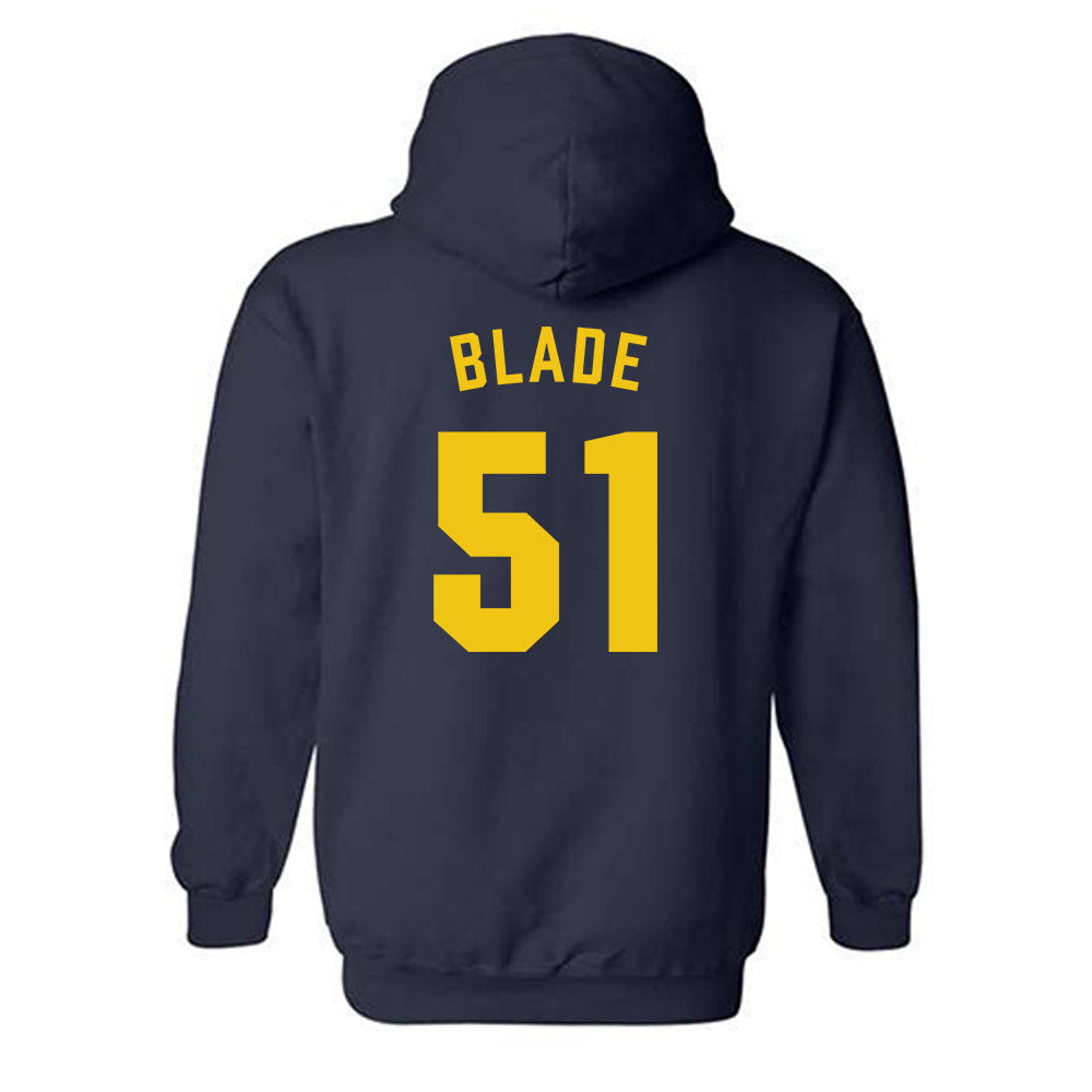 Michigan - NCAA Football : McHale Blade - Classic Shersey Hooded Sweatshirt-1