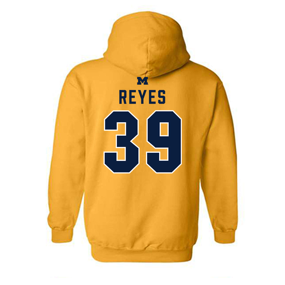 Michigan - NCAA Football : Max Reyes - Classic Shersey Hooded Sweatshirt-1