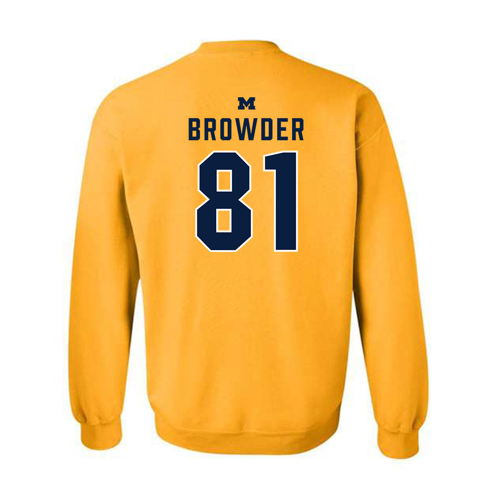 Michigan - NCAA Football : Jamar Browder - Classic Shersey Crewneck Sweatshirt-1