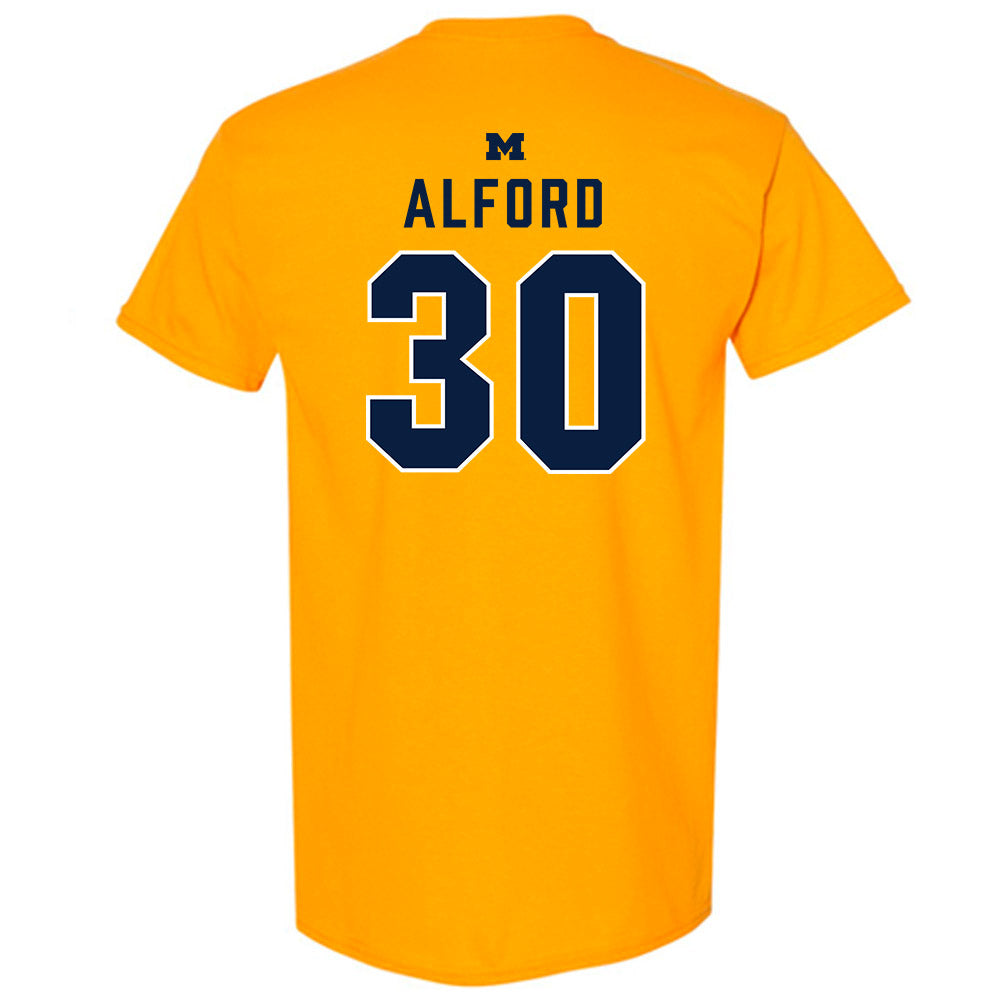 Michigan - NCAA Football : Max Alford - Classic Shersey T-Shirt-1